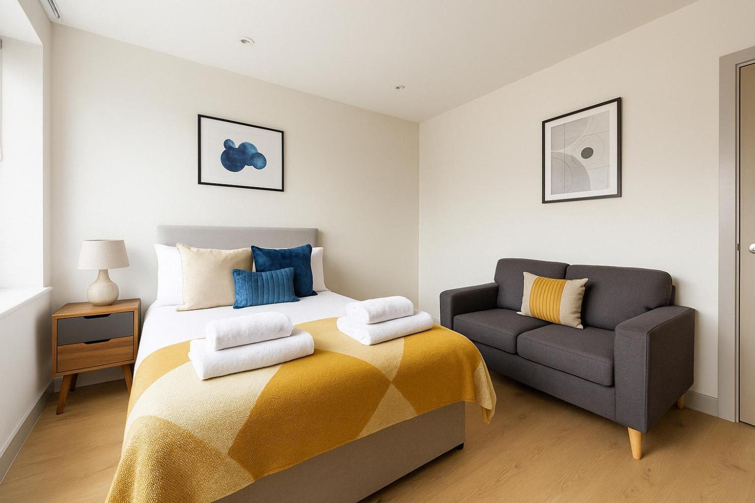 Surbiton Bright Studio Flat - Walk To River Thames & Kingston Town מראה חיצוני תמונה